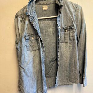 J Crew Chambray Top